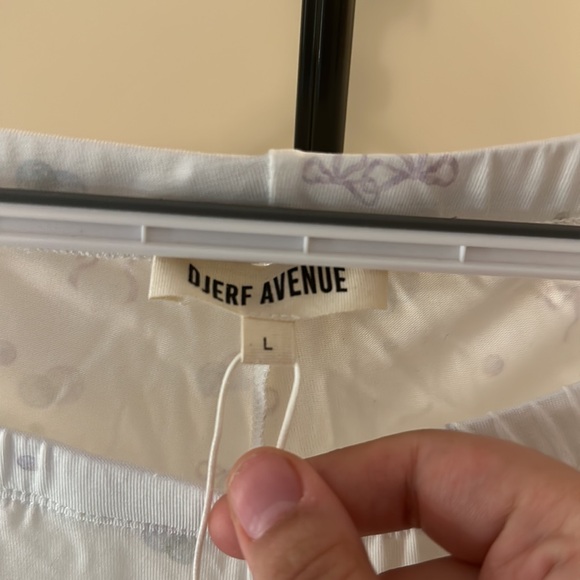 Djerf avenue Go Slow pants Bubble Bliss size L BNWT - Picture 5 of 6